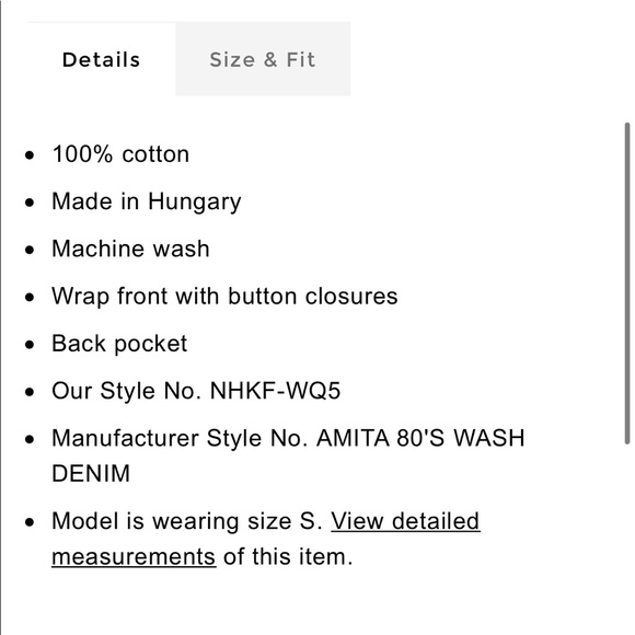 Nanushka Denim Skirt - Picture 4 of 8